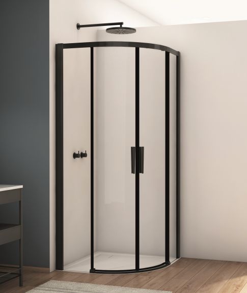 Sprchové kouty SanSwiss D22SRB BLACK LINE